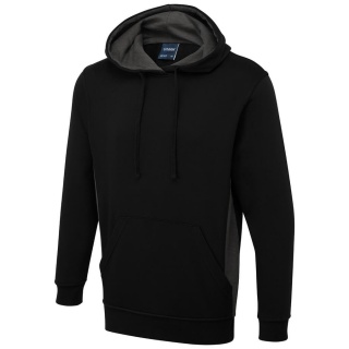 Uneek Clothing UC517 Two Tone Hooded Sweatshirt 60% Cotton 40% Polyester 280gsm